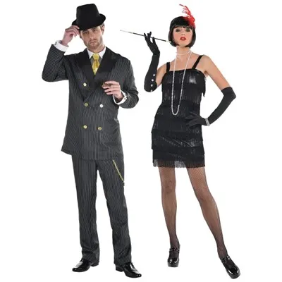 Disfraces de la pareja de Charleston de 1920