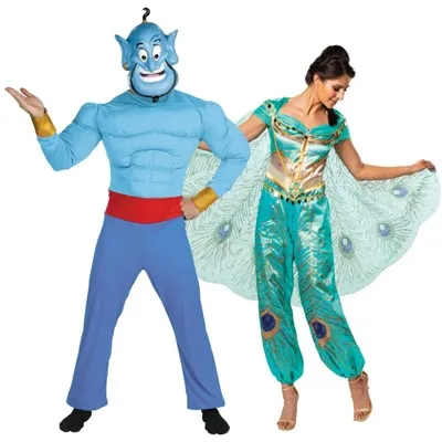 Disfraces de pareja de aladdin