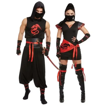 Trajes de pareja ninja